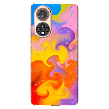 Picasee husă transparentă din silicon pentru Honor 50 5G - Bubbles