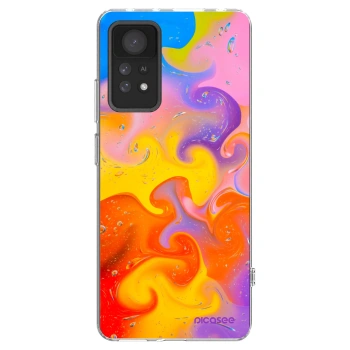 Picasee husă transparentă din silicon pentru Xiaomi Redmi Note 11 Pro 5G - Bubbles