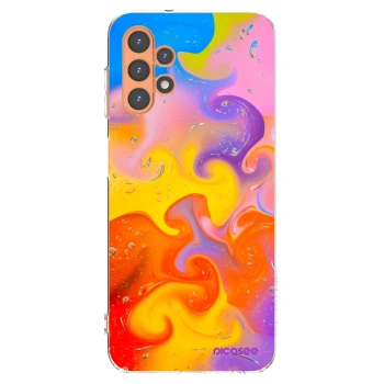Picasee husă transparentă din silicon pentru Samsung Galaxy A13 4G A135 - Bubbles