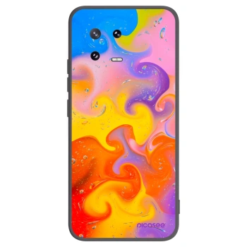 Picasee husă neagră din silicon pentru Xiaomi 13 Pro - Bubbles