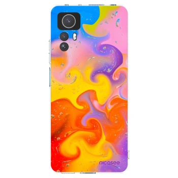 Picasee husă transparentă din silicon pentru Xiaomi Redmi Note 12S - Bubbles