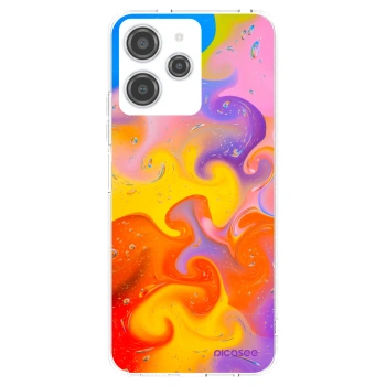 Picasee husă transparentă din silicon pentru Xiaomi Redmi 12 4G - Bubbles