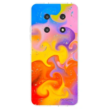Picasee husă transparentă din silicon pentru Honor Magic4 Lite 5G - Bubbles