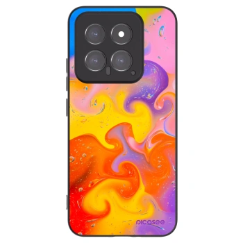 Picasee husă neagră din silicon pentru Xiaomi 14 - Bubbles