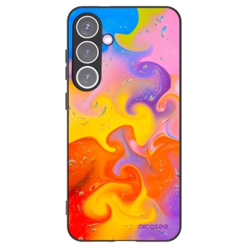 Picasee husă neagră din silicon pentru Samsung Galaxy S24+ S926B 5G - Bubbles