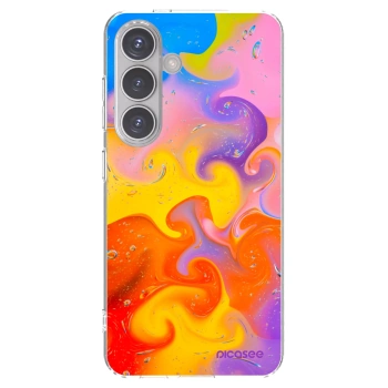 Picasee husă transparentă din silicon pentru Samsung Galaxy S24 S921B 5G - Bubbles