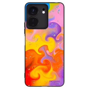 Picasee husă neagră din silicon pentru Xiaomi Redmi 13C 4G - Bubbles