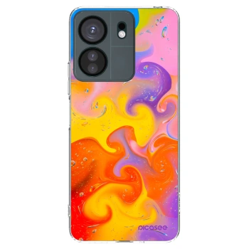 Picasee husă transparentă din silicon pentru Xiaomi Redmi 13C 4G - Bubbles