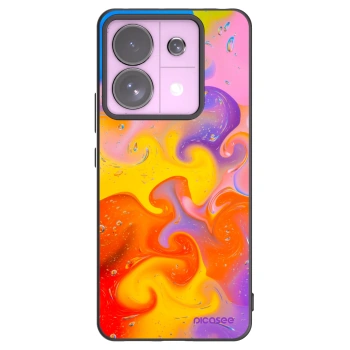 Picasee husă neagră din silicon pentru Xiaomi Redmi Note 13 Pro 5G - Bubbles