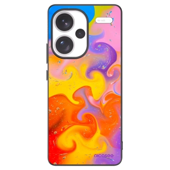 Picasee husă neagră din silicon pentru Xiaomi Redmi Note 13 Pro+ 5G - Bubbles
