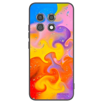Picasee husă neagră din silicon pentru OnePlus 11 5G - Bubbles
