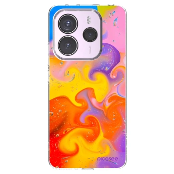 Picasee husă transparentă din silicon pentru Xiaomi Redmi Note 14 5G - Bubbles