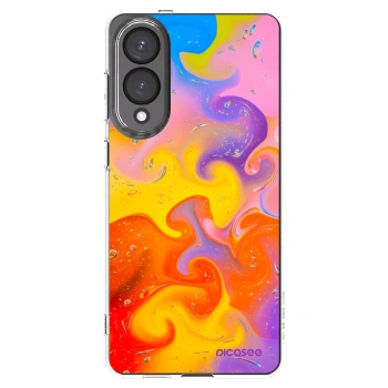 Picasee husă transparentă din silicon pentru Samsung Galaxy S25 Edge 5G - Bubbles