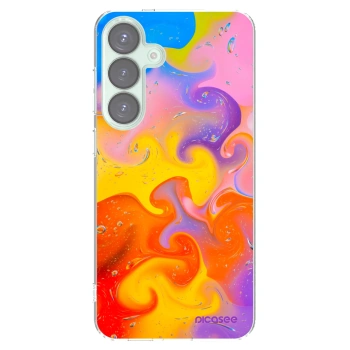 Picasee husă transparentă din silicon pentru Samsung Galaxy S25+ 5G - Bubbles