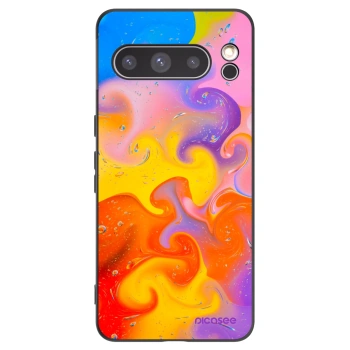Picasee husă neagră din silicon pentru Google Pixel 8 Pro - Bubbles