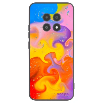 Picasee husă neagră din silicon pentru Realme 12X - Bubbles