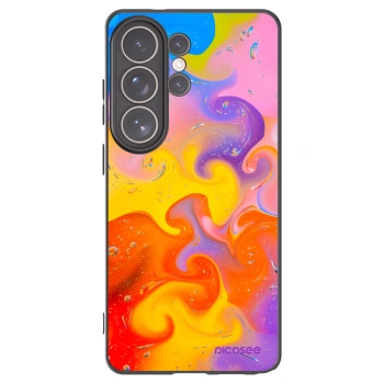 Picasee husă neagră din silicon pentru Samsung Galaxy S26 Ultra - Bubbles