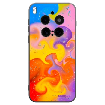 Picasee husă neagră din silicon pentru Vivo X300 Pro - Bubbles