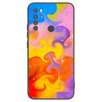 Picasee husă neagră din silicon pentru Xiaomi Redmi Note 8 - Bubbles