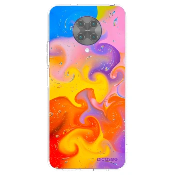 Picasee husă transparentă din silicon pentru Xiaomi Poco F2 Pro - Bubbles