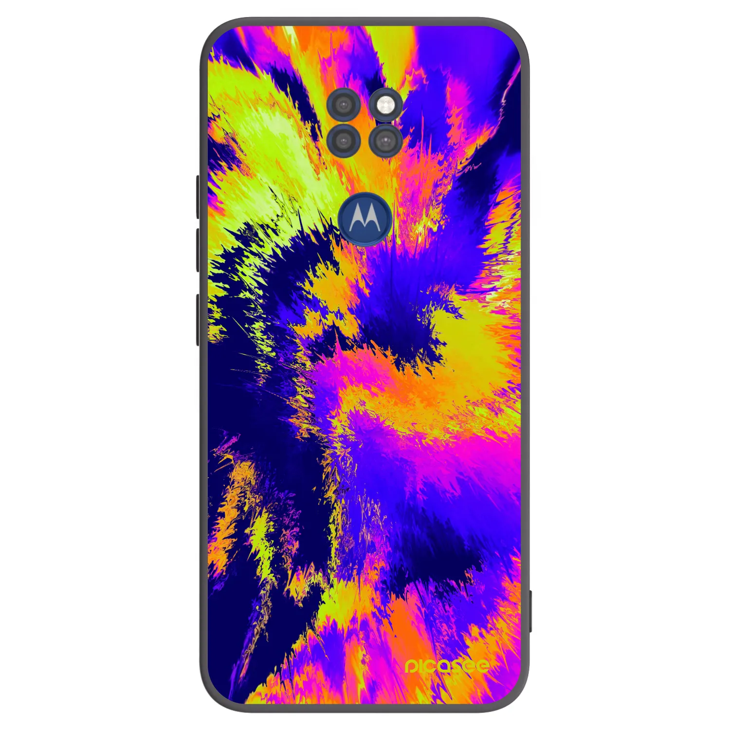 Picasee husă neagră din silicon pentru Motorola Moto G9 Play - Burn
