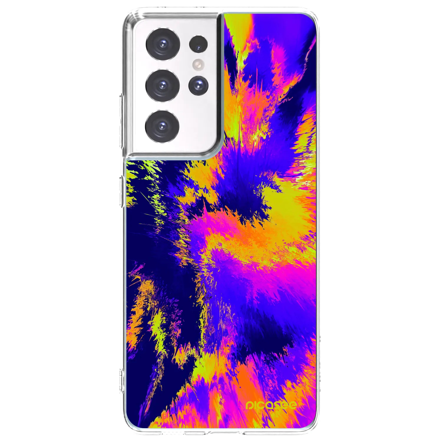 Picasee husă transparentă din silicon pentru Samsung Galaxy S21 Ultra 5G G998B - Burn