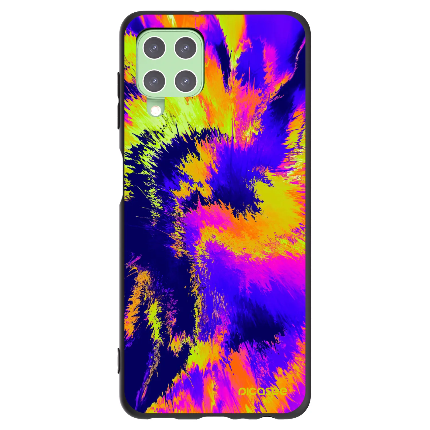 Picasee husă neagră din silicon pentru Samsung Galaxy A22 A225F 4G - Burn