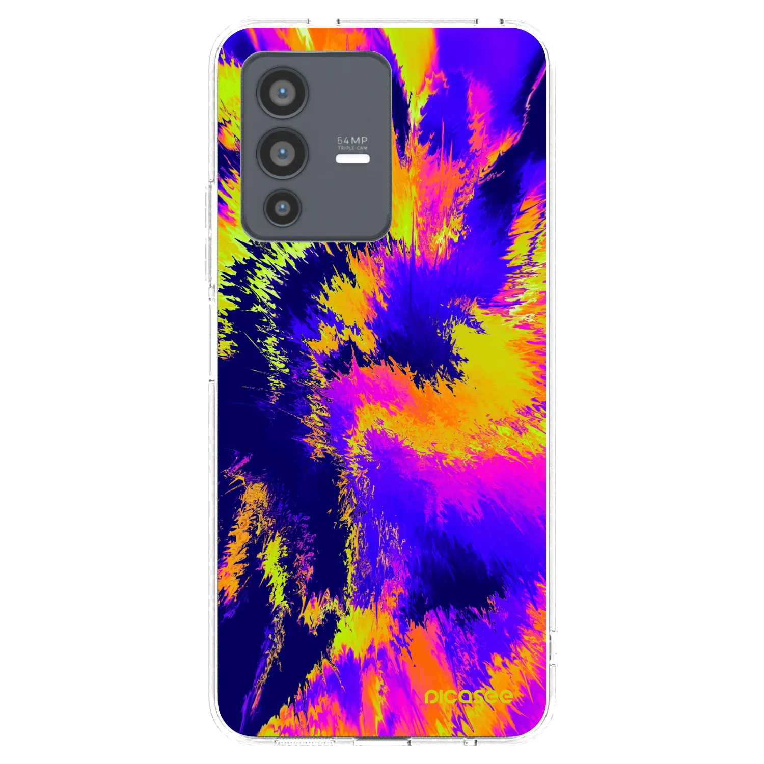 Picasee husă transparentă din silicon pentru Vivo V23 5G - Burn
