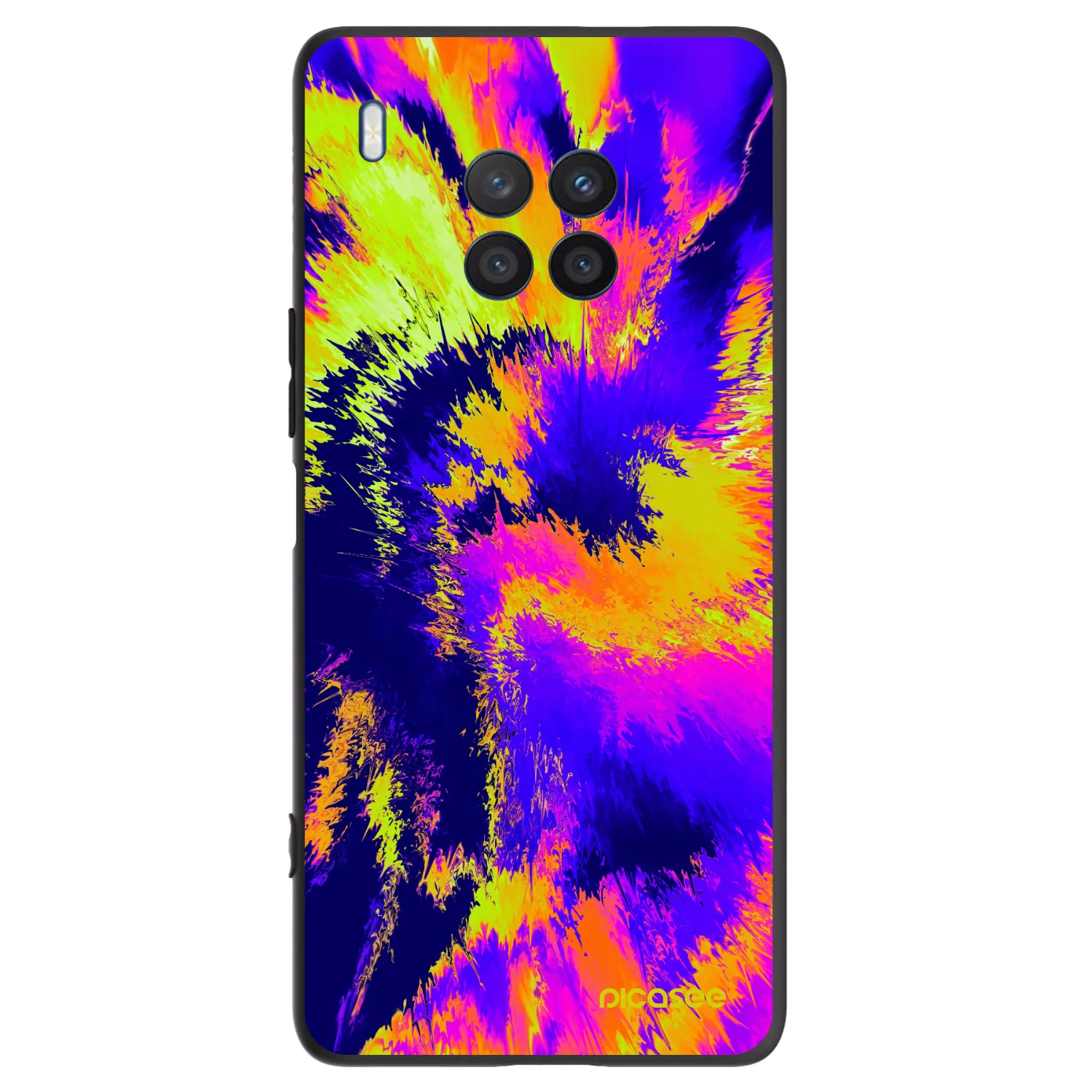Picasee husă neagră din silicon pentru Honor 50 Lite - Burn