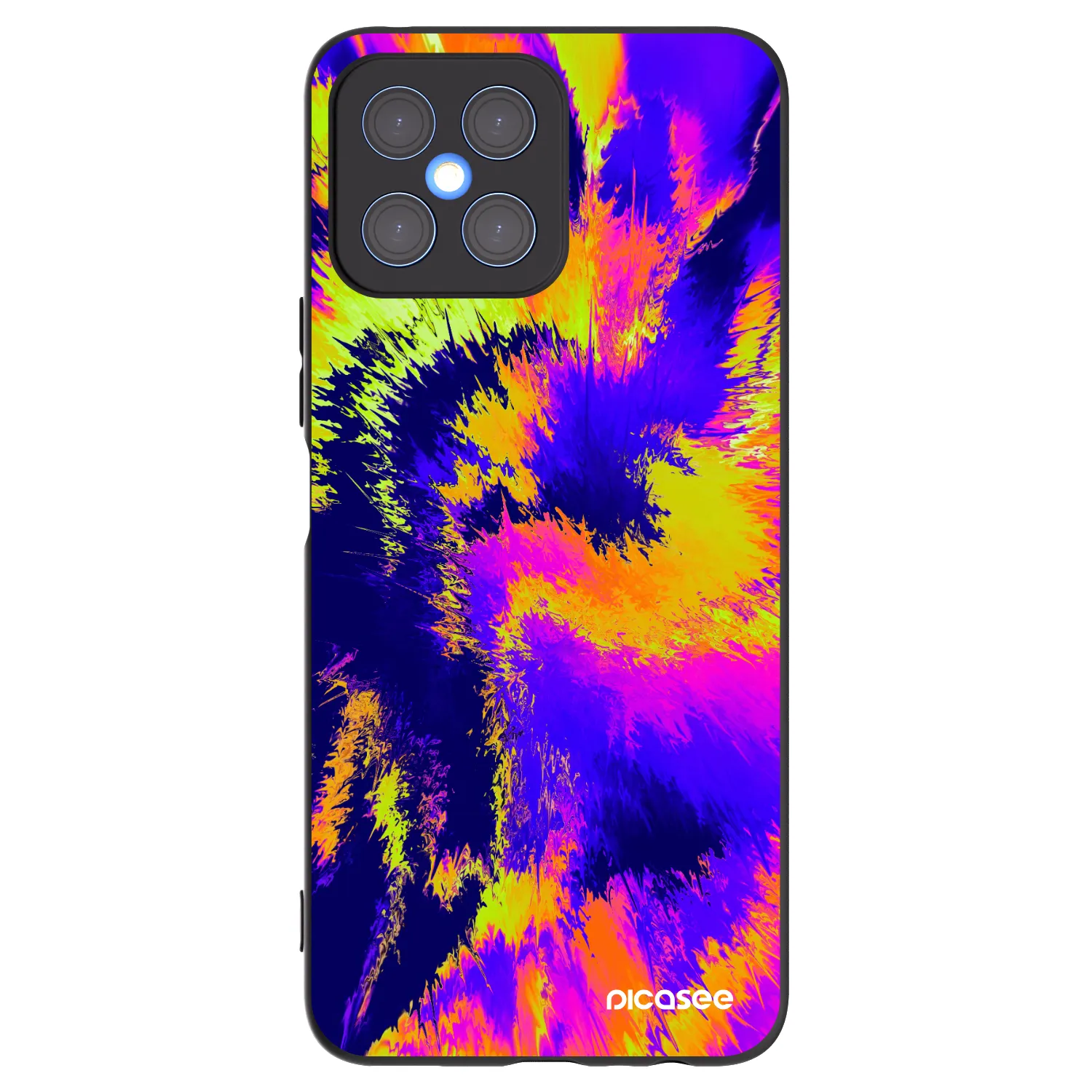 Picasee husă neagră din silicon pentru Honor X8 4G - Burn
