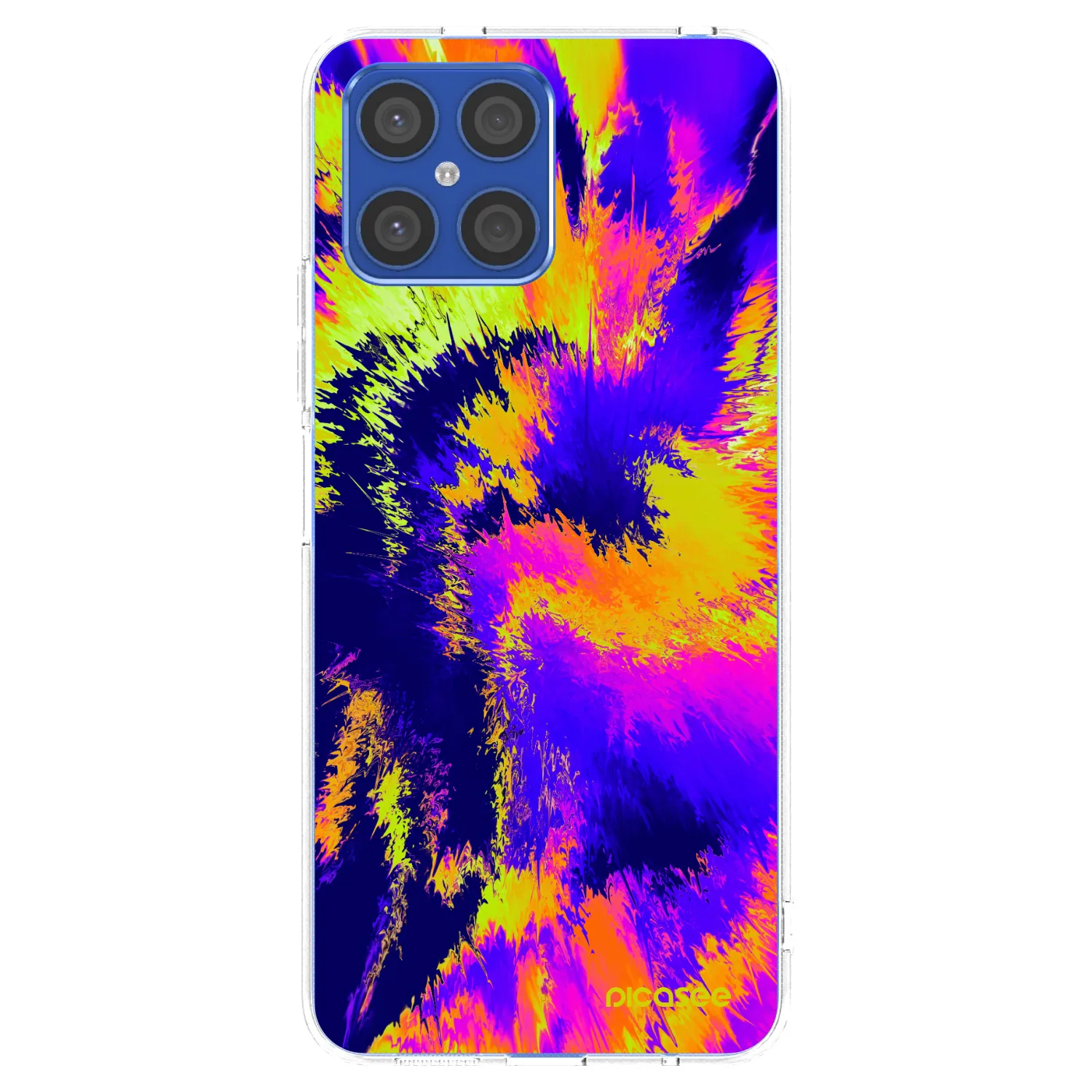 Picasee husă transparentă din silicon pentru Honor X8 4G - Burn
