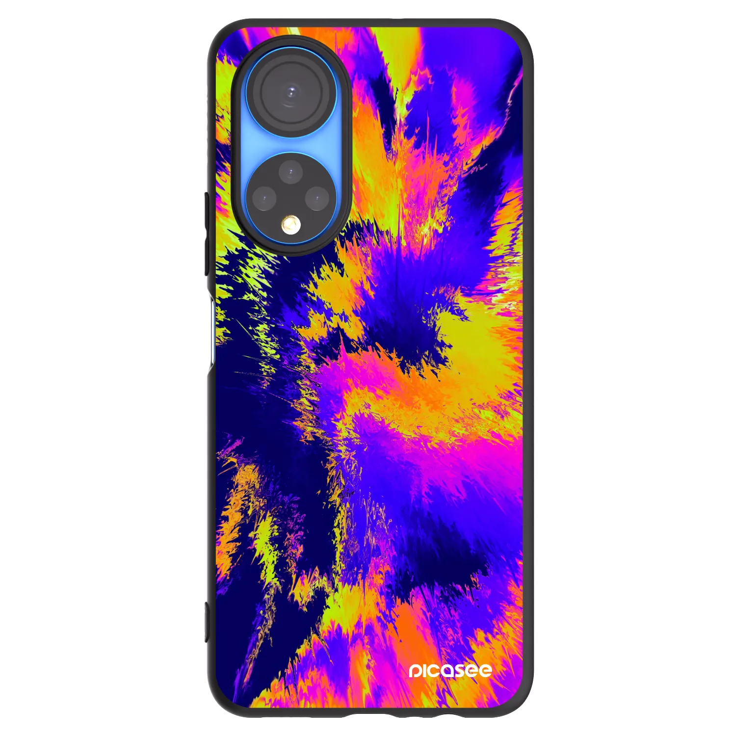 Picasee husă neagră din silicon pentru Honor X7 - Burn