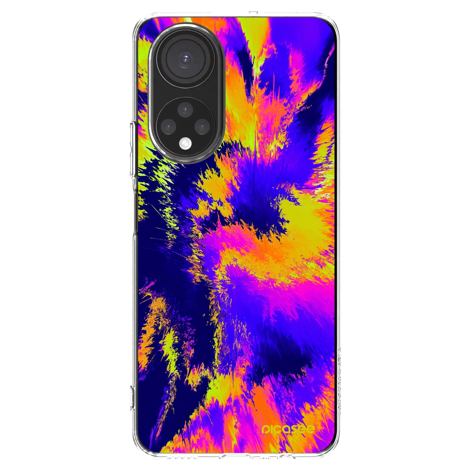 Picasee husă transparentă din silicon pentru Honor X7 - Burn
