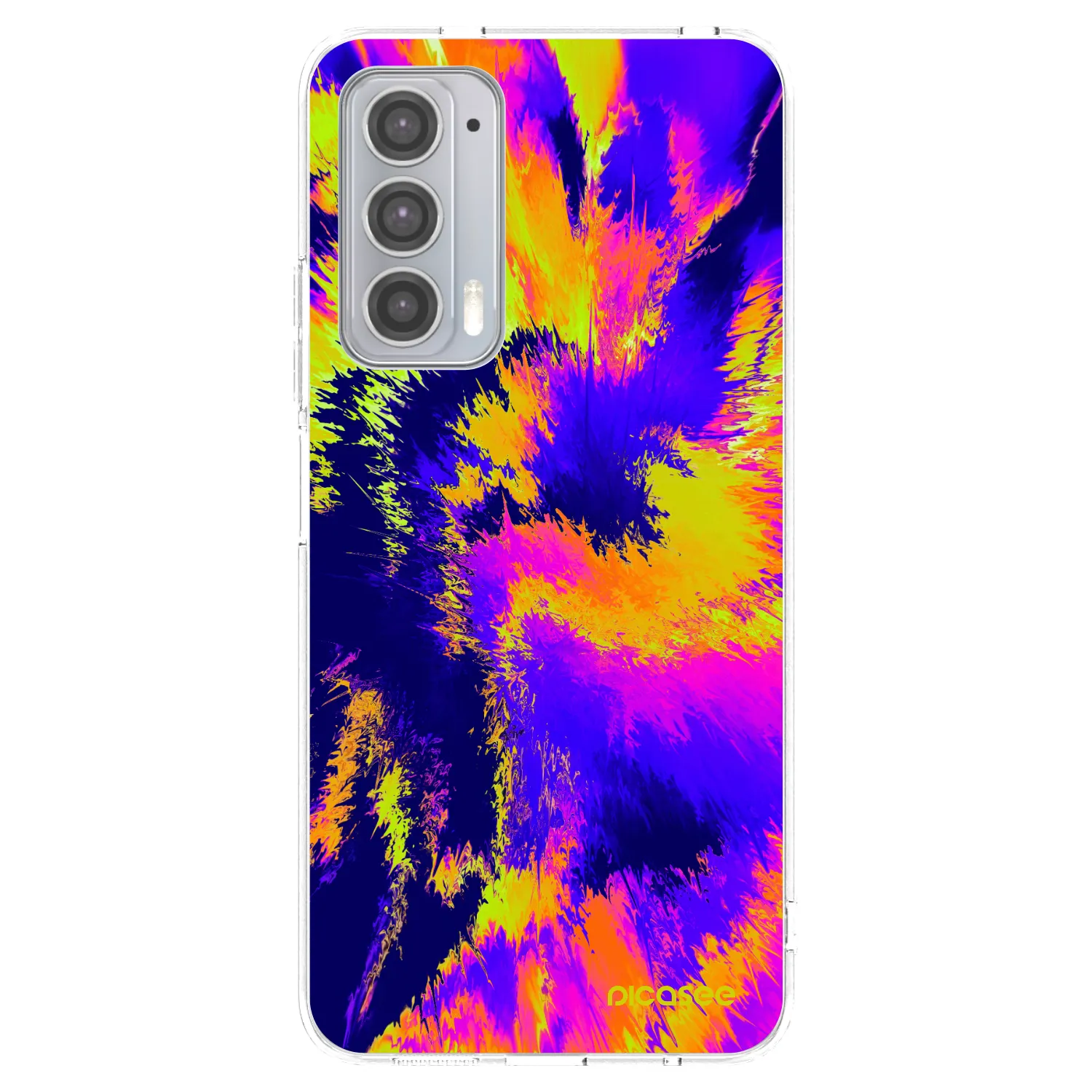 Picasee husă transparentă din silicon pentru Motorola Edge 20 - Burn