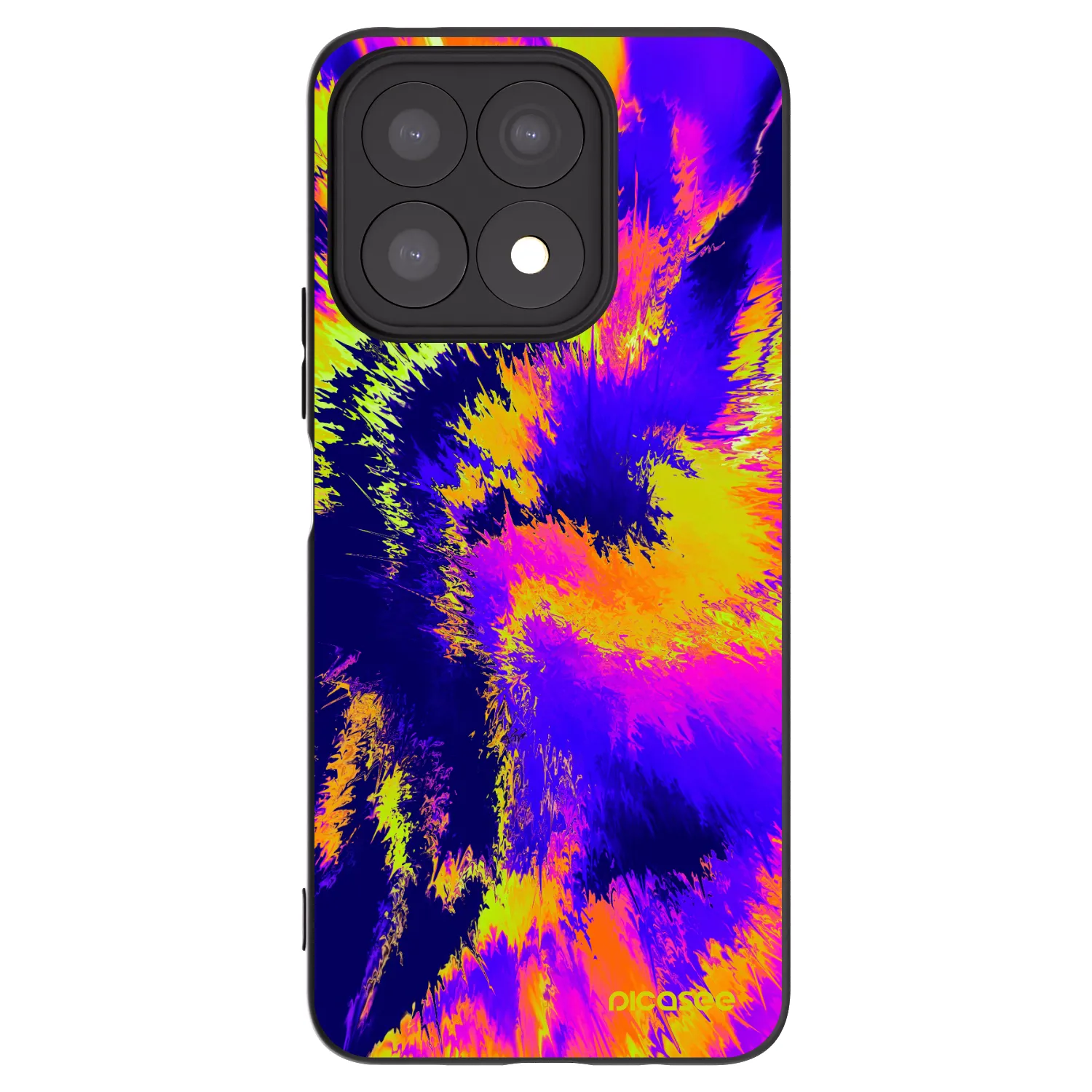 Picasee husă neagră din silicon pentru Honor X8a - Burn
