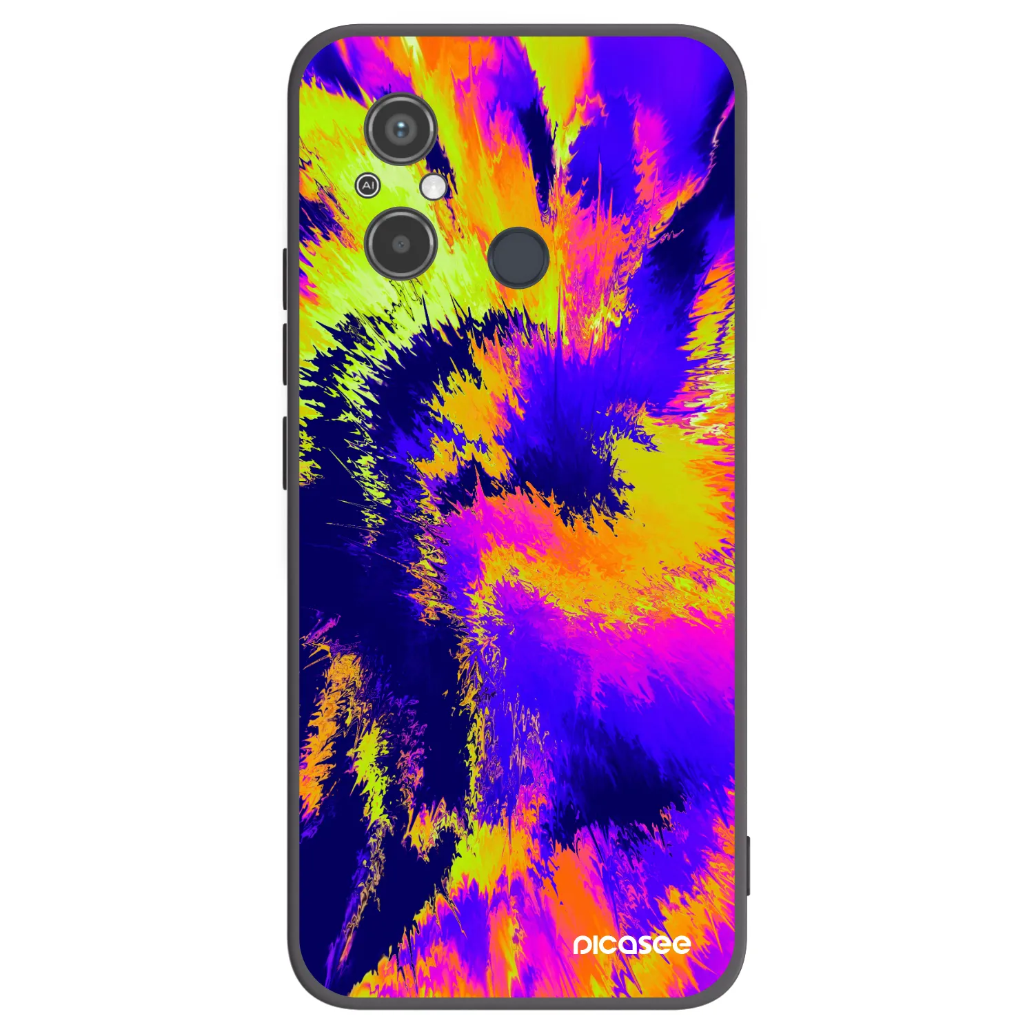 Picasee husă neagră din silicon pentru Xiaomi Redmi 12C - Burn