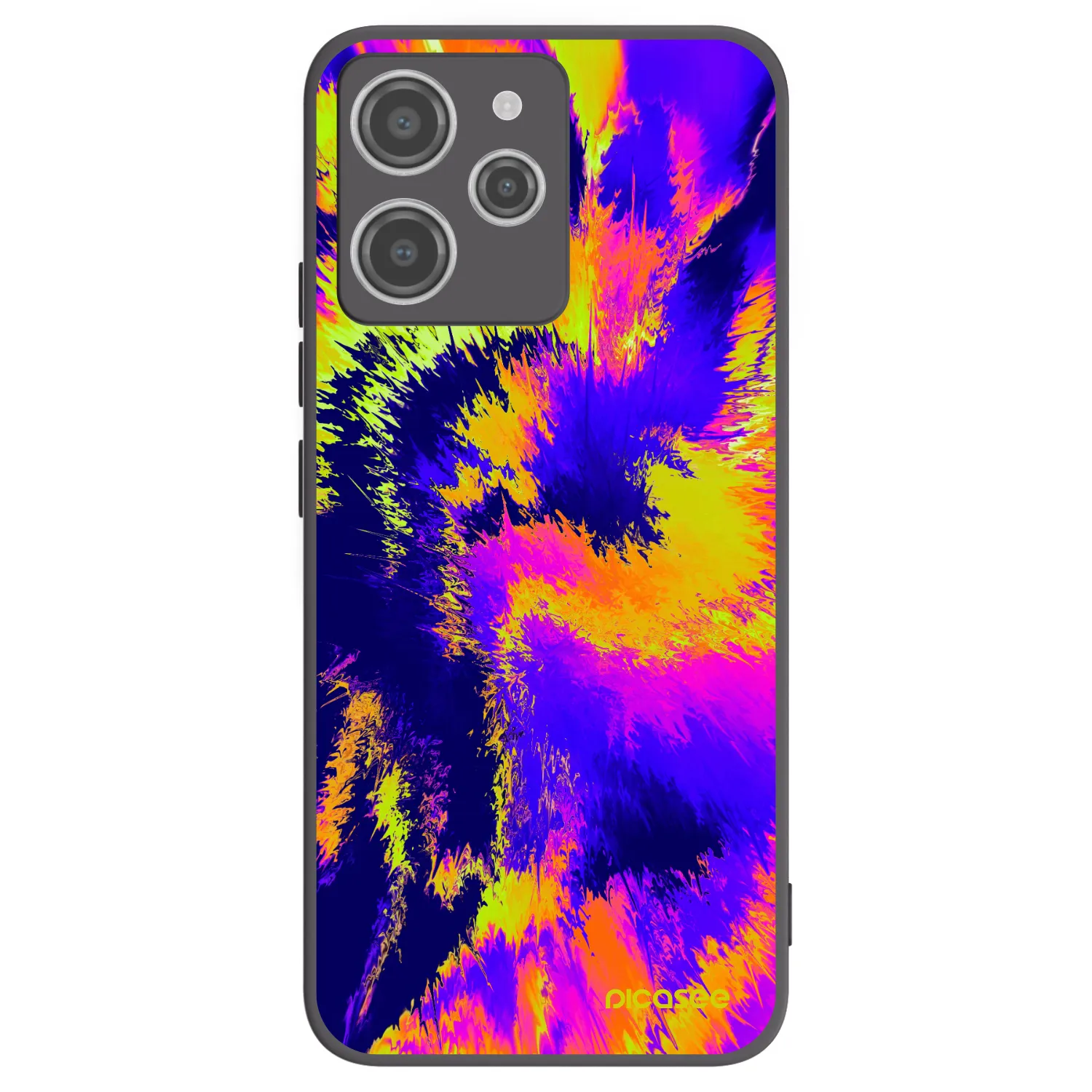 Picasee husă neagră din silicon pentru Xiaomi Redmi 12 4G - Burn