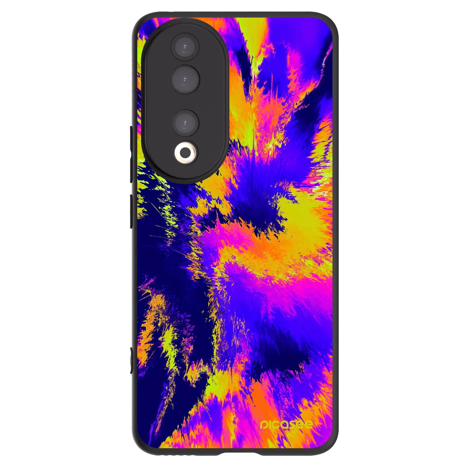 Picasee husă neagră din silicon pentru Honor 90 5G - Burn