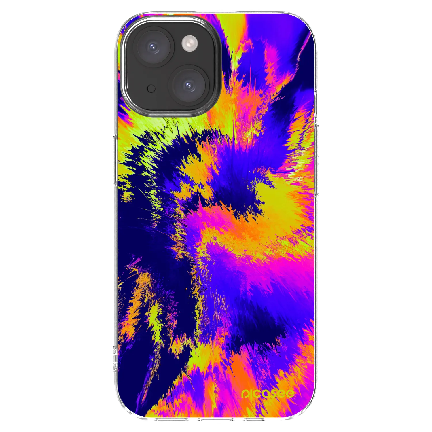 Picasee husă transparentă din silicon pentru Apple iPhone 15 - Burn