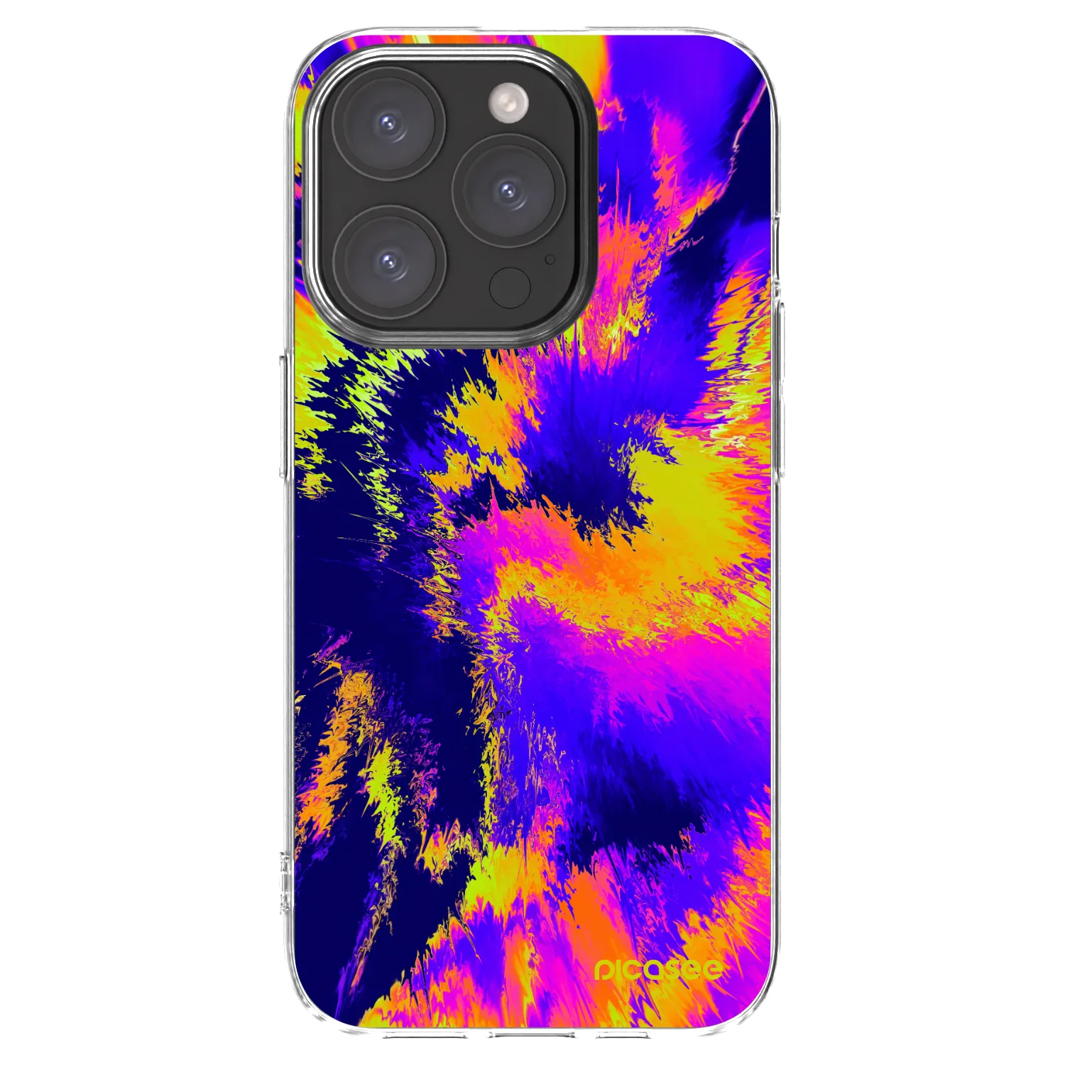 Picasee husă transparentă din silicon pentru Apple iPhone 15 Pro - Burn