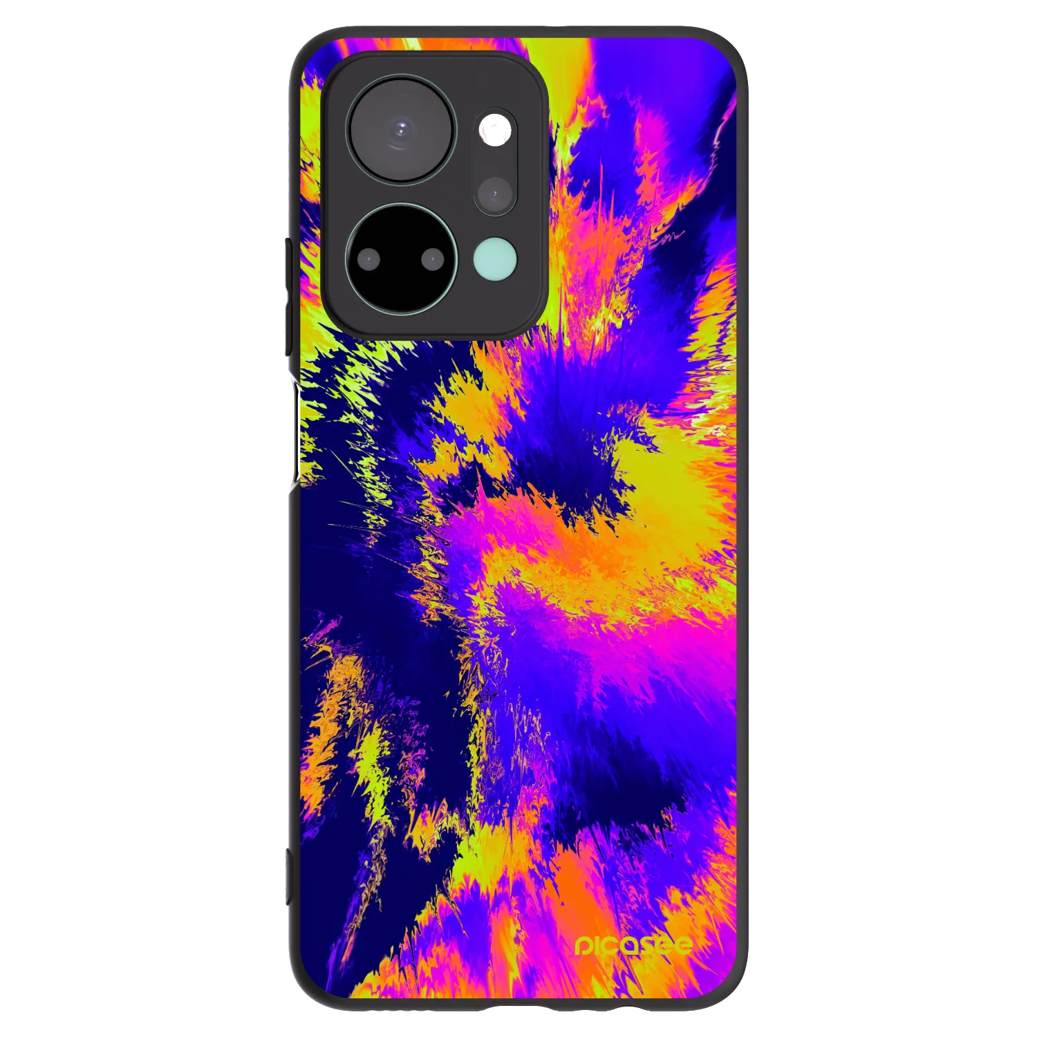Picasee husă neagră din silicon pentru Honor X7a - Burn