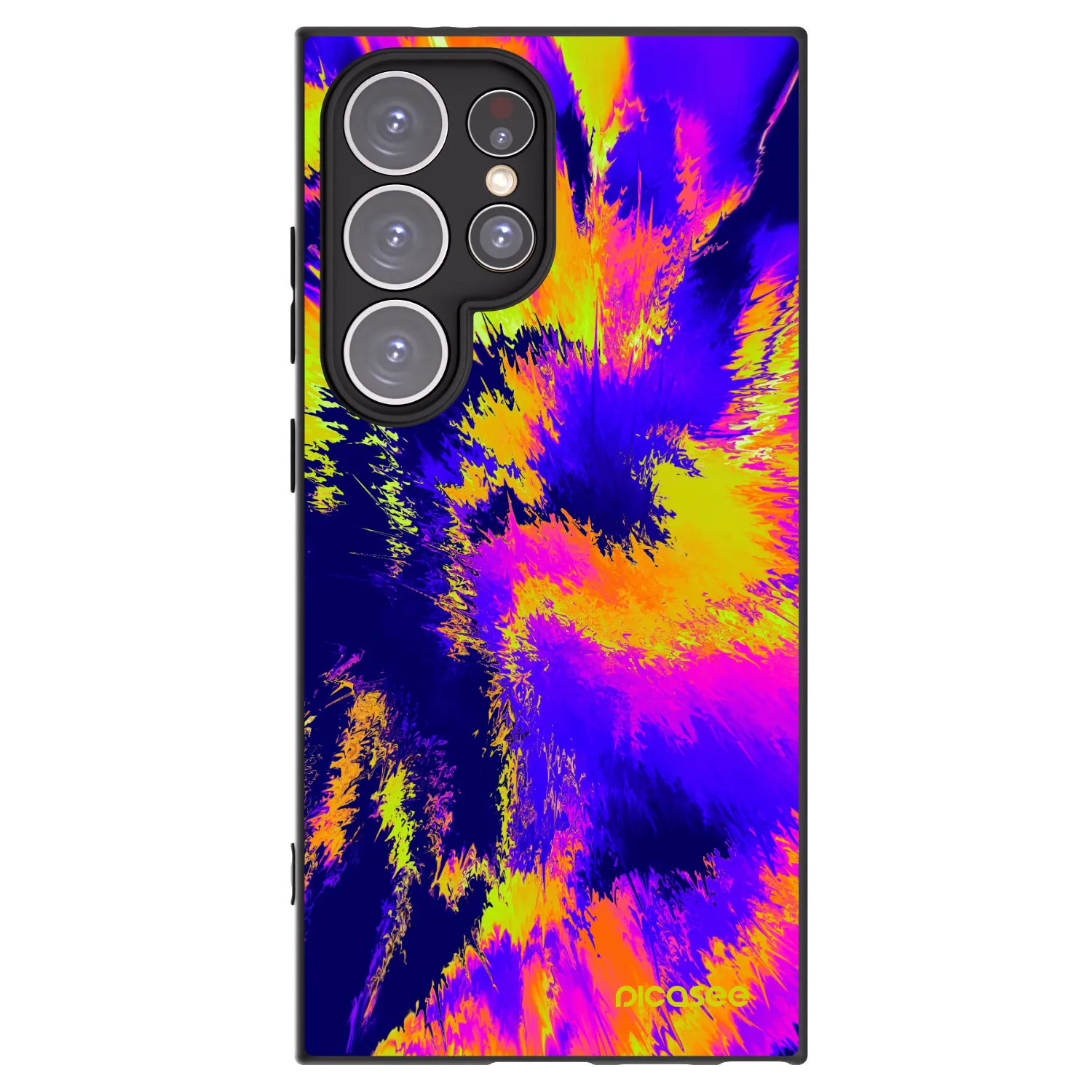 Picasee husă neagră din silicon pentru Samsung Galaxy S24 Ultra S928B 5G - Burn
