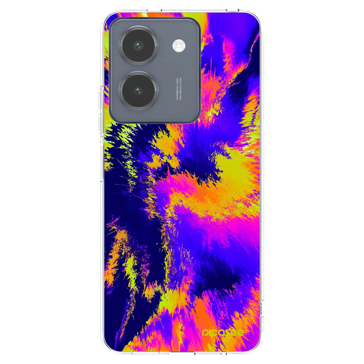 Picasee husă transparentă din silicon pentru Vivo Y36 4G - Burn