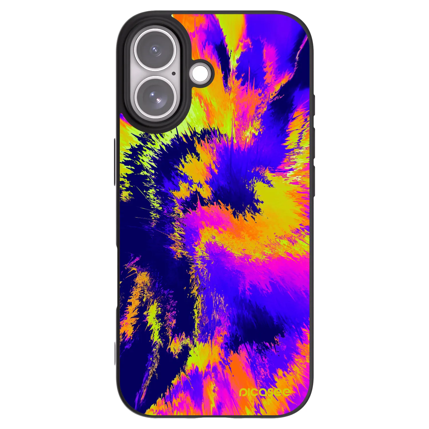 Picasee husă neagră din silicon pentru Apple iPhone 17 - Burn