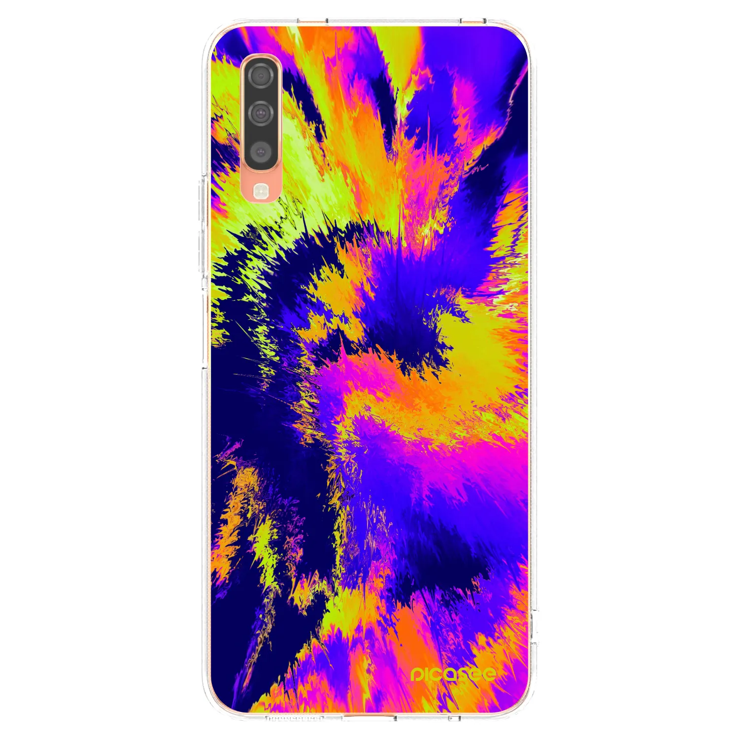 Picasee husă transparentă din silicon pentru Samsung Galaxy A70 A705F - Burn