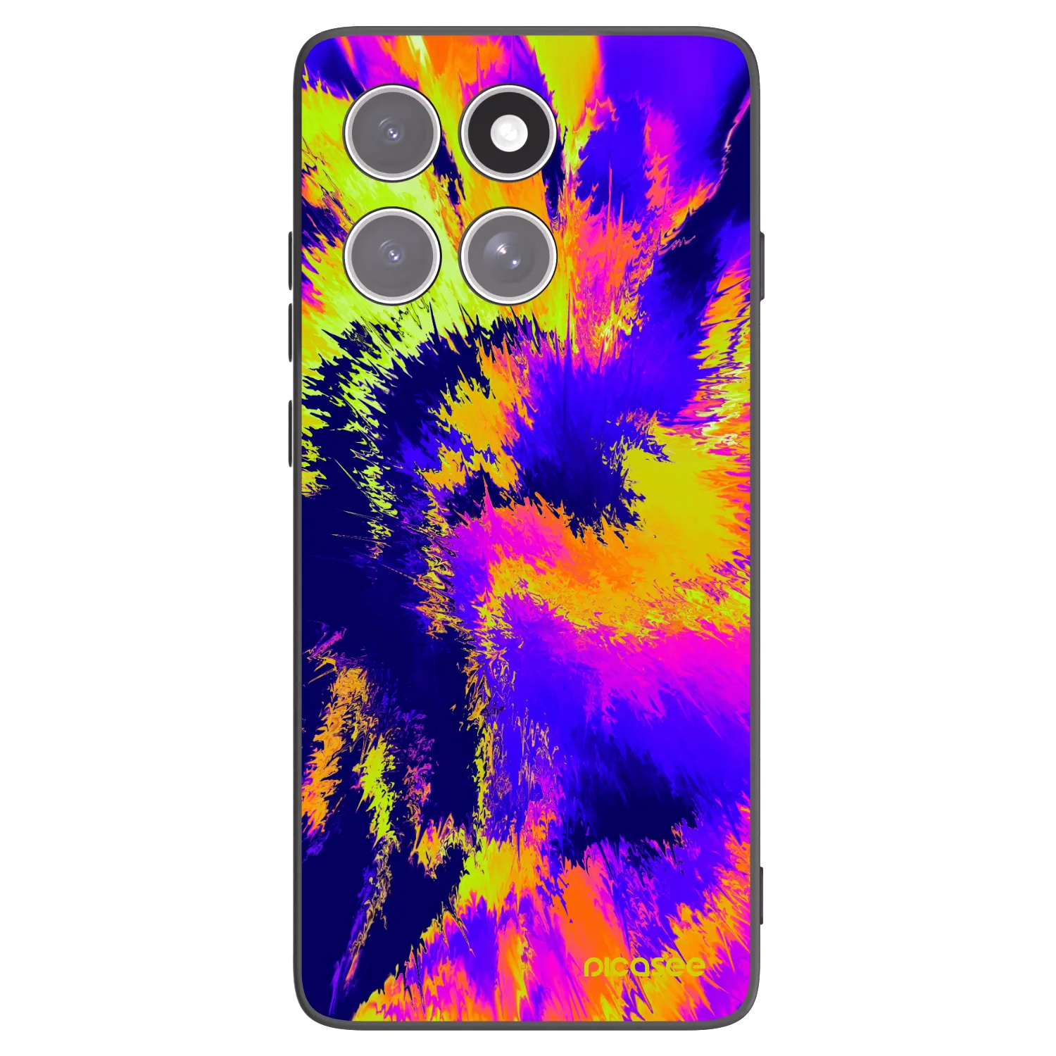 Picasee husă neagră din silicon pentru Motorola Edge 60 Fusion - Burn