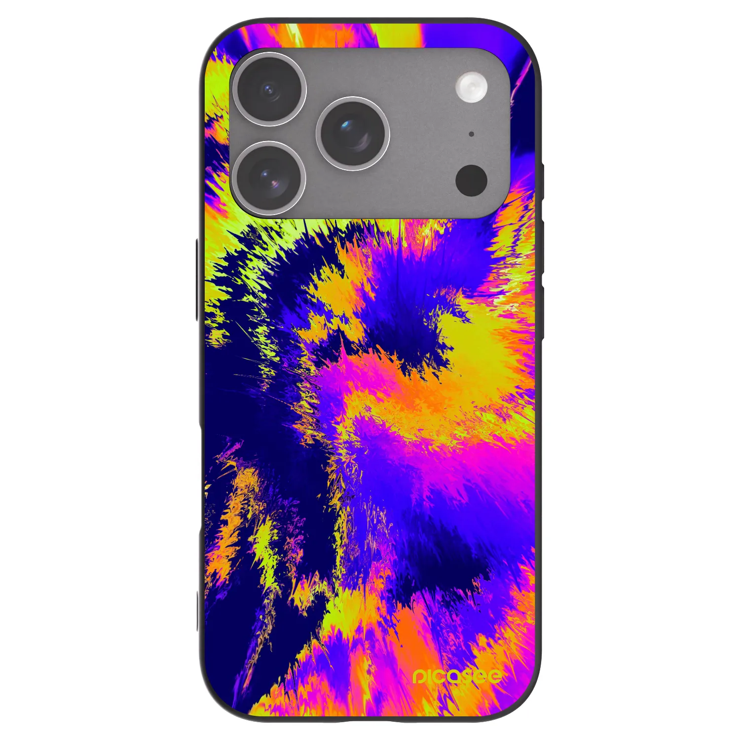 Picasee husă neagră din silicon pentru Apple iPhone 18 Pro - Burn