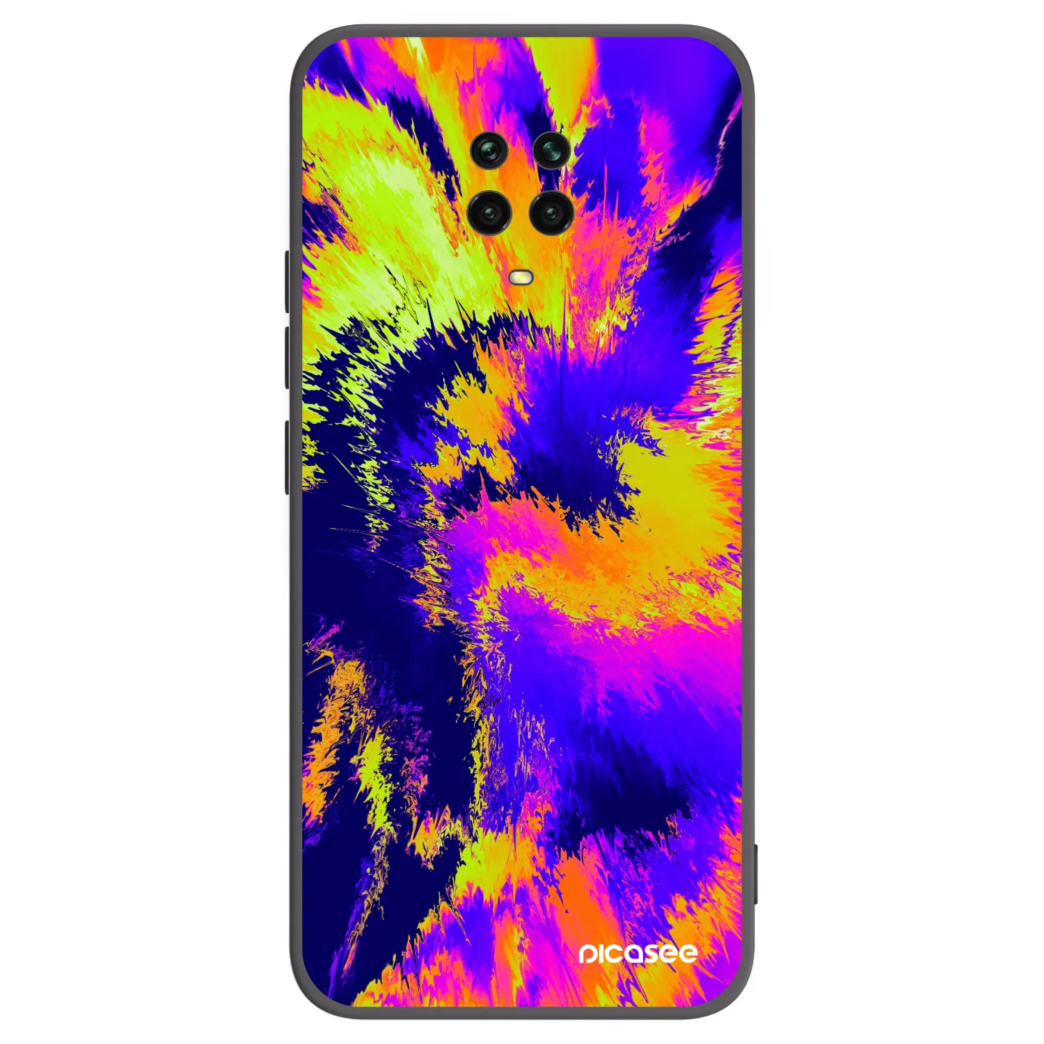 Picasee husă neagră din silicon pentru Xiaomi Redmi Note 9S - Burn