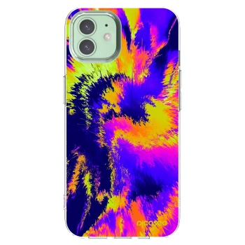 Picasee husă transparentă din silicon pentru Apple iPhone 12 - Burn