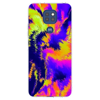 Picasee husă transparentă din silicon pentru Motorola Moto G9 Play - Burn
